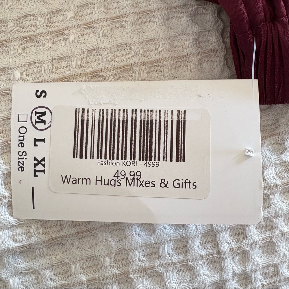 NWT Kori Georgette Pleated Burgundy Maxi Skirt High Waisted Flowy With Slit Sz M - Picture 5 of 10